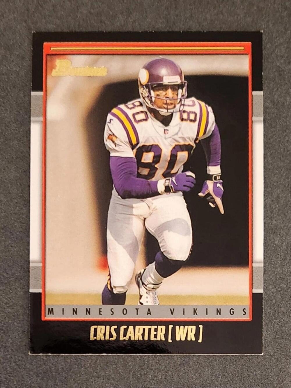 2001 Bowman Gold #36 Cris Carter Football Card